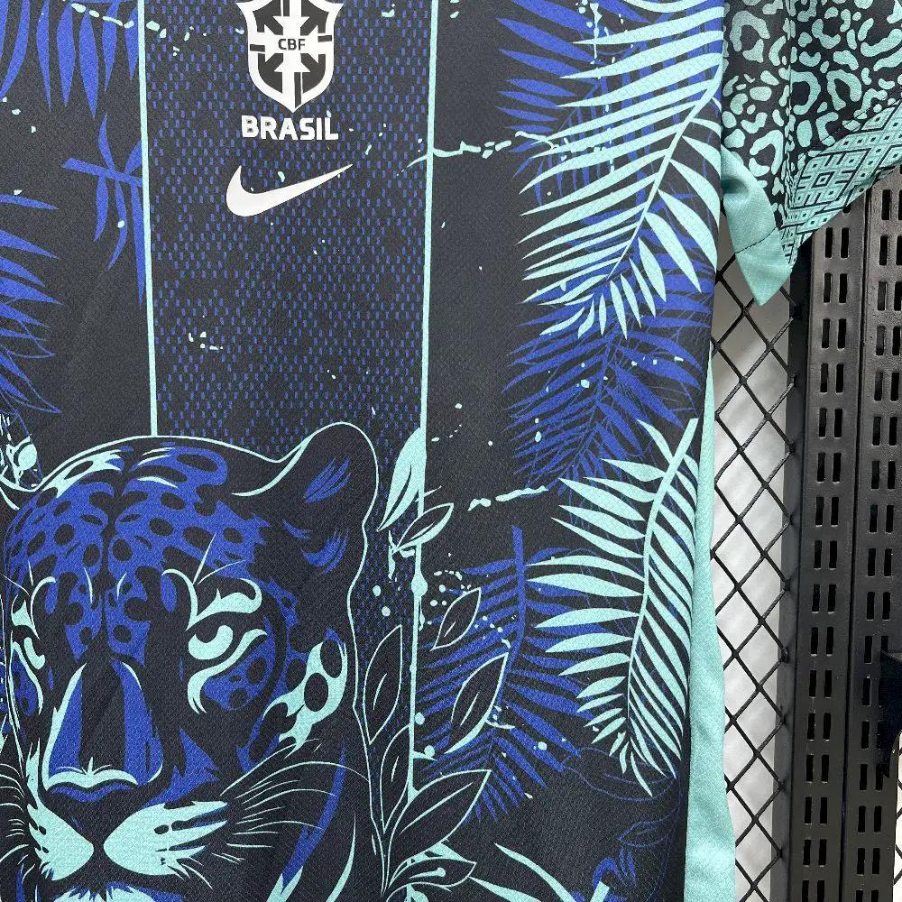 BOOTS SUPPLY Brazil Blue Leopard Kit - Jerseys