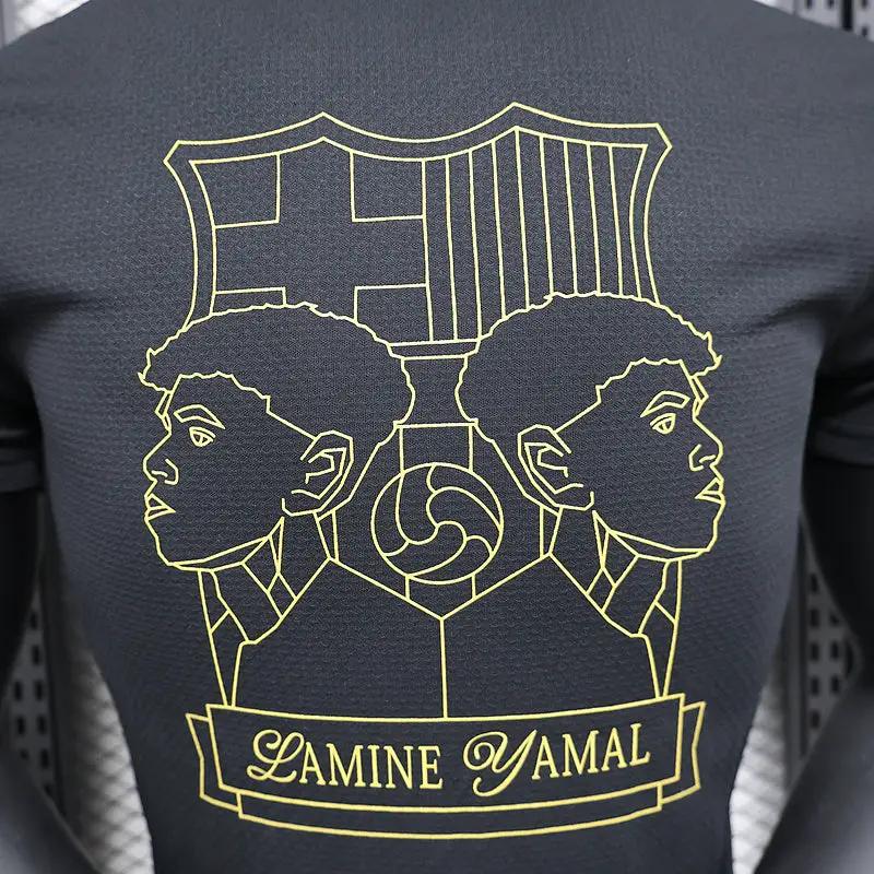 BOOTS SUPPLY Barcelona X Lamine Yamal Black Kit Player Version - Jersey