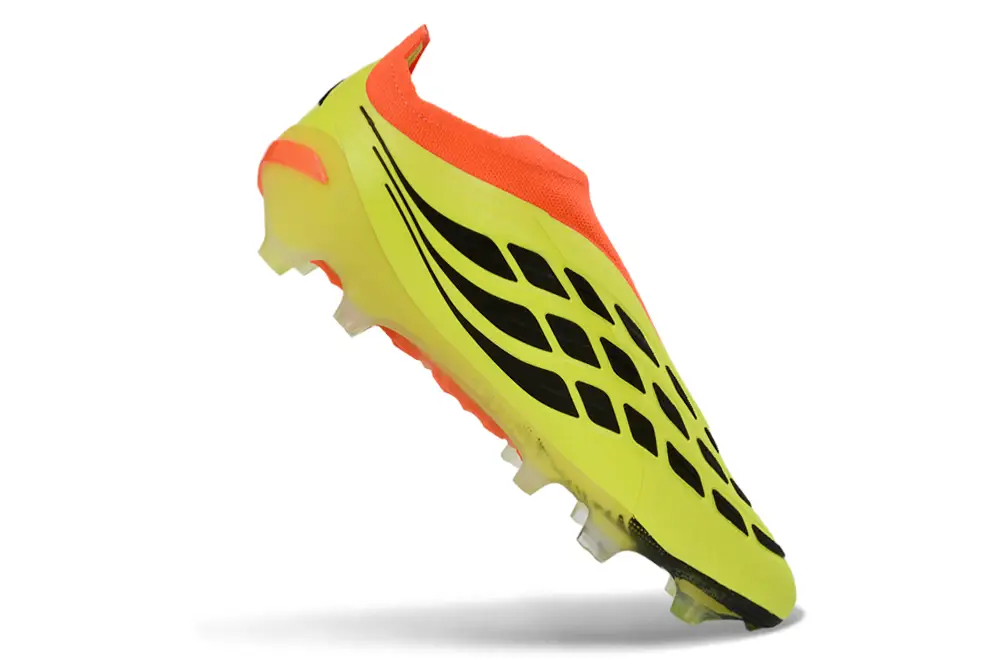 Adidas Predator 26 Laceless Elite FG soccer cleat, back view