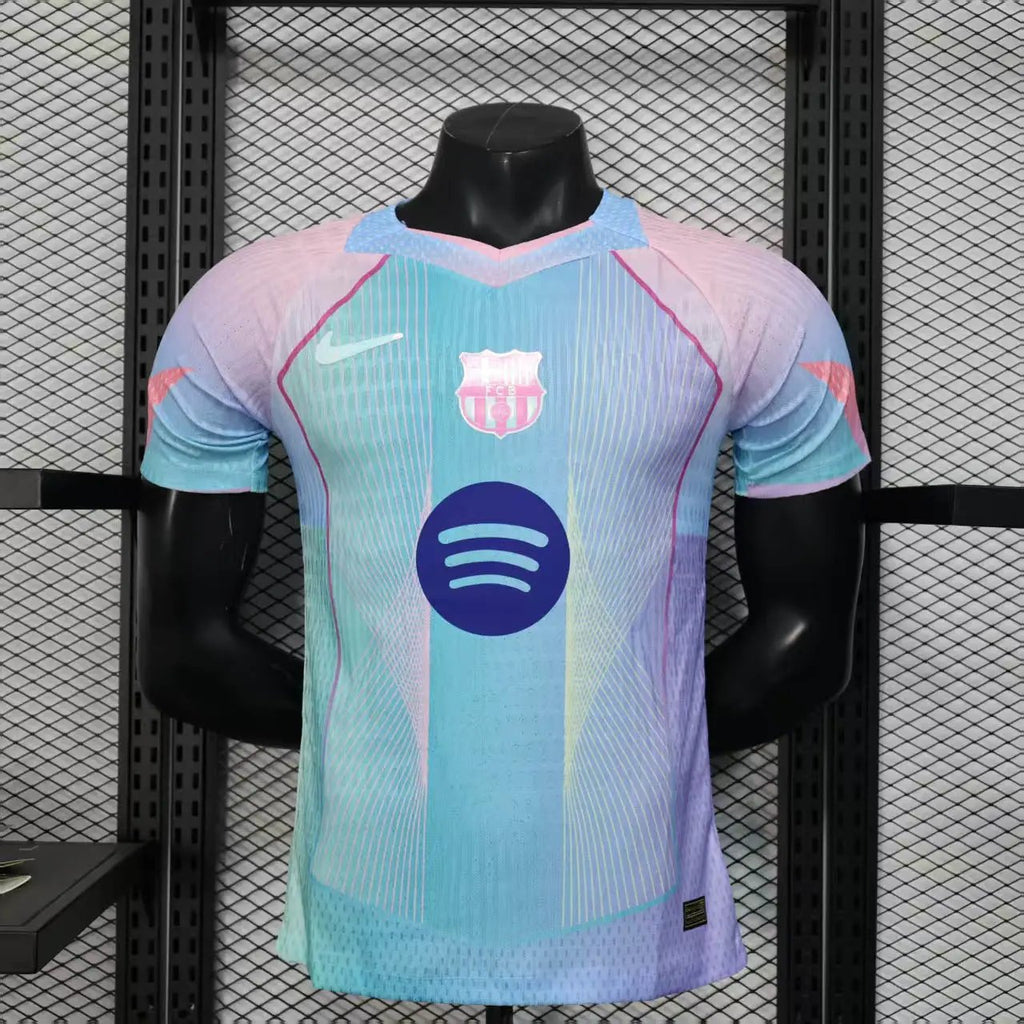 BOOTS SUPPLY Barcelona Blue/Pink Aurora Kit Player Version - Jersey