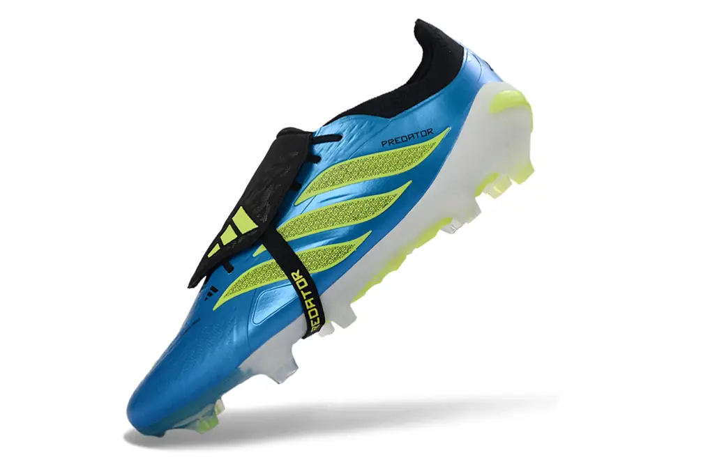 Close-up of Adidas Predator 26 Elite Tongue FG Soccer Cleats, Advanced Football Boot Features