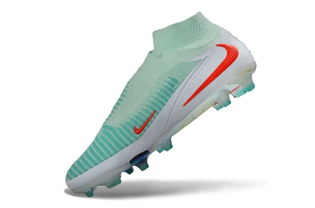 Close-up of Nike Phantom 6 DF Elite FG's innovative upper material and design.