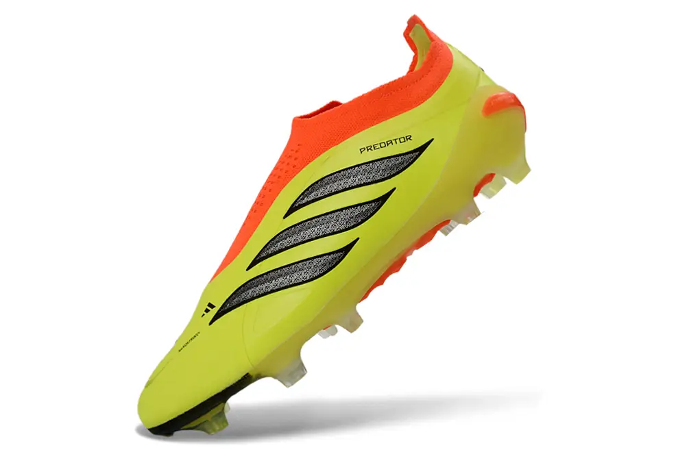 Adidas Predator 26 Laceless Elite FG soccer cleat, side view