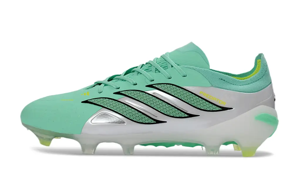Adidas Predator 26 Elite FG football cleat with sleek design and performance features.