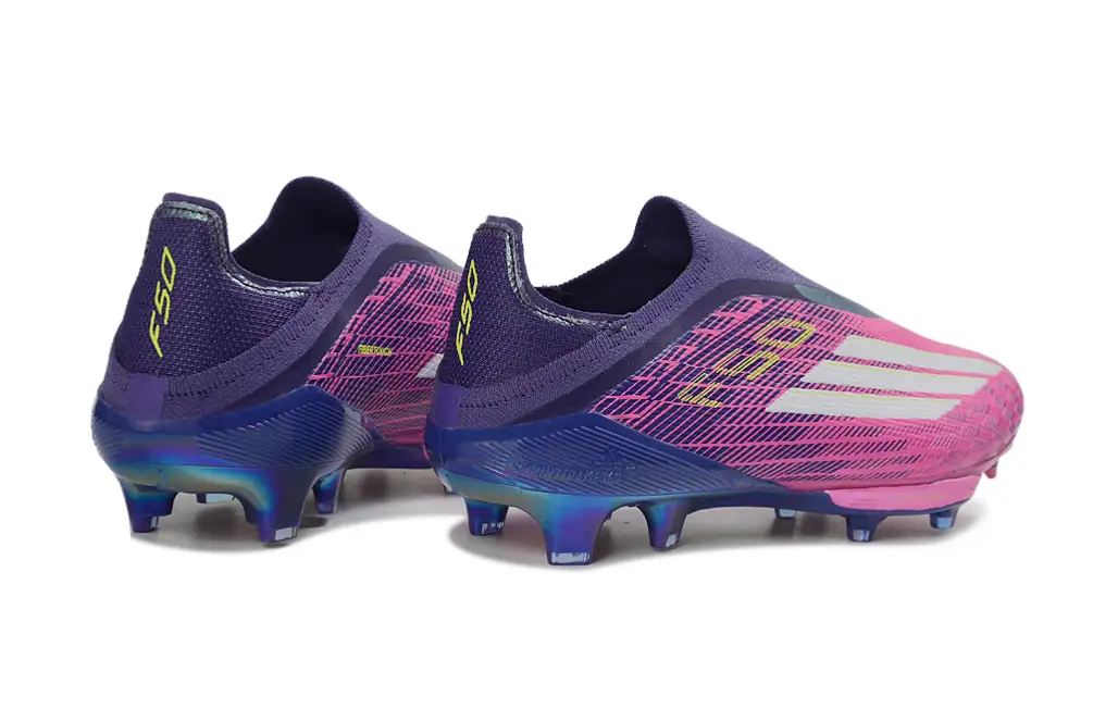 Detail of Adidas F50+ Elite FG Laceless soccer cleats materials