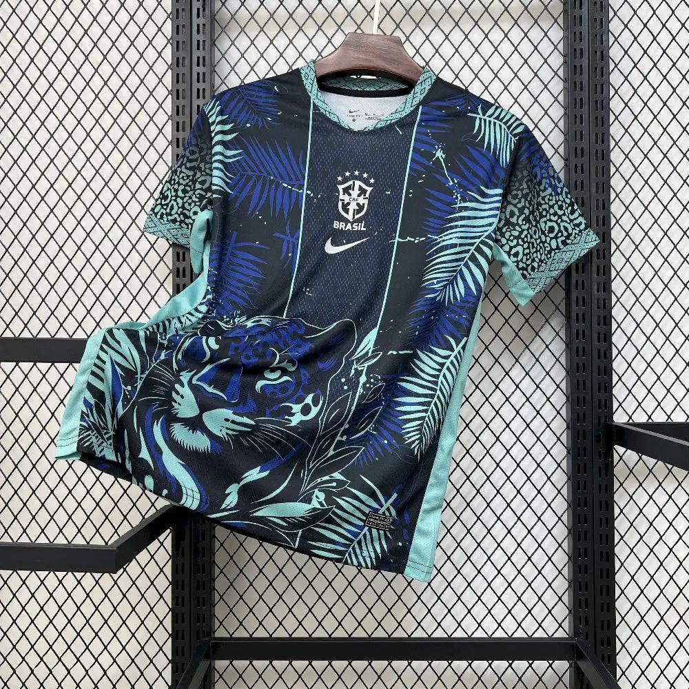 BOOTS SUPPLY Brazil Blue Leopard Kit - Jerseys