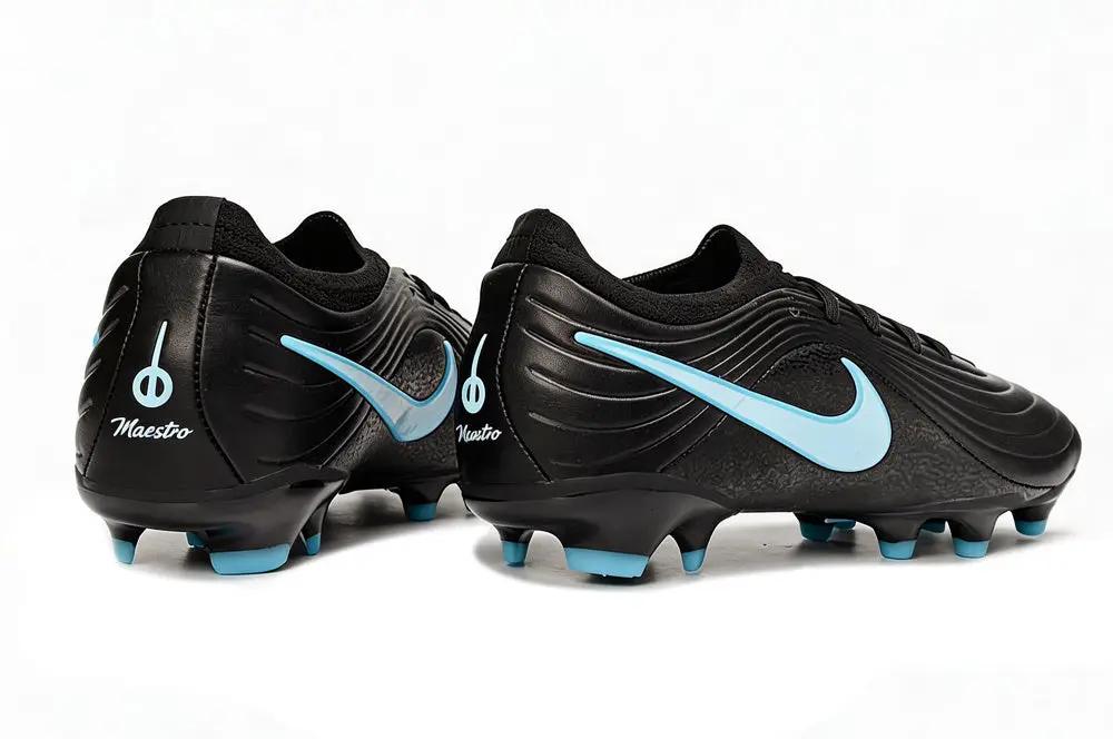Side profile of Nike Tiempo Legend Maestro Elite FG football boots in action