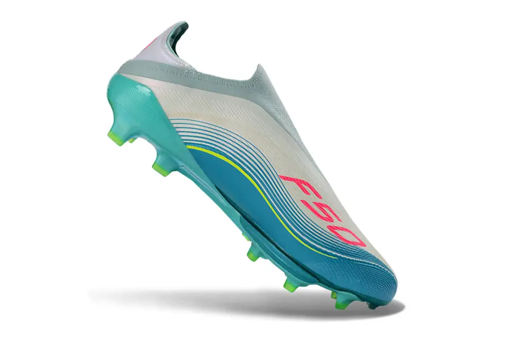 Adidas F50+ Elite Laceless Messi Firm Ground Football Boots in action