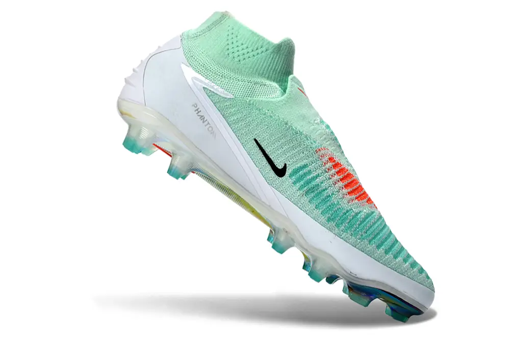 Nike Phantom 6 DF Elite FG football boot in action, showcasing its performance features.