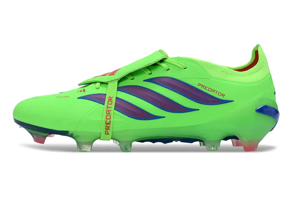 Adidas Predator 26 Elite Tongue FG soccer cleats in football action shot