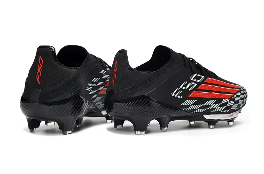 Adidas F50+ Elite FG football boot with its upper material and color displayed