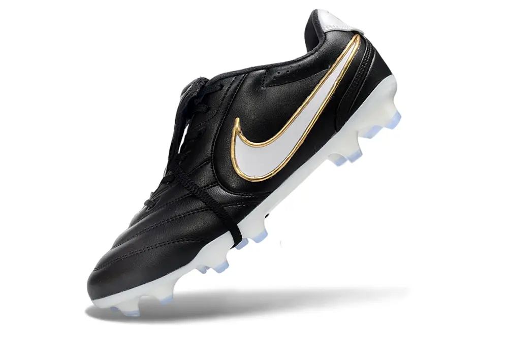 Close-up of Nike Tiempo Ligera Pro LE Elite Football Boots
