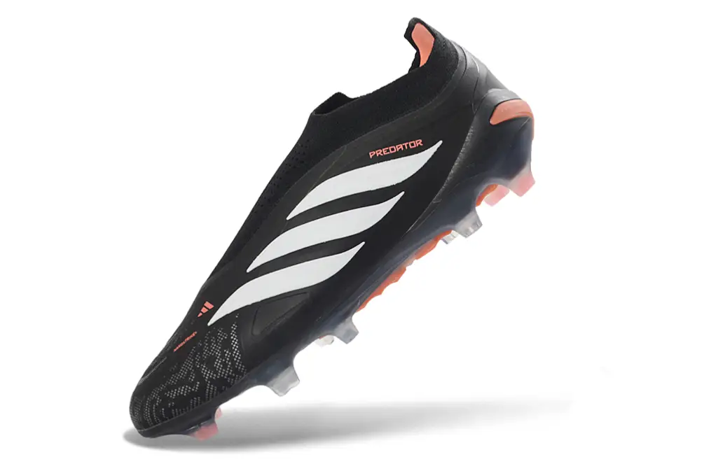 Close-up of Adidas Predator 26 Laceless Elite Firm Ground Soccer Cleat