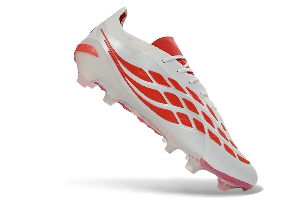 Adidas Predator 26 Elite FG soccer cleats in motion, showcasing agility