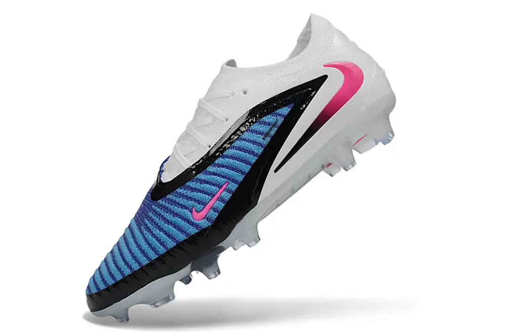 Close-up of Nike Phantom 6 Elite FG soccer cleat with innovative features and premium materials
