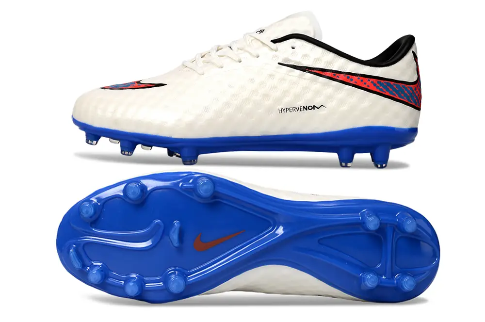 Nike Hypervenom Phantom Elite FG Shine Through Pack - White / Blue / Crimson FG