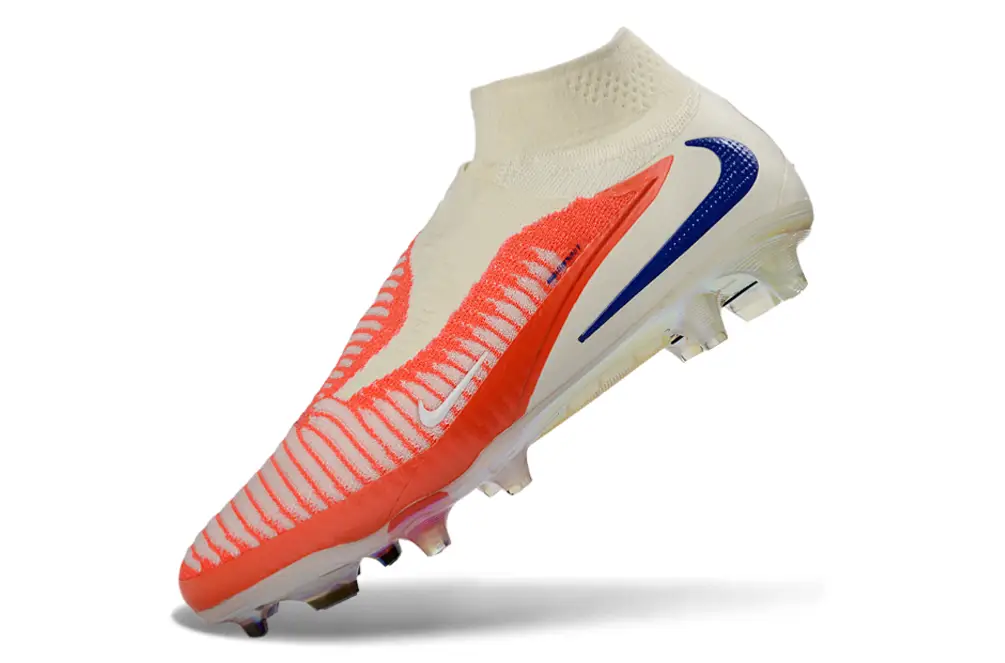 Close-up of Nike Phantom 6 DF Elite Football Cleats with high-quality details, perfect for professional footballers