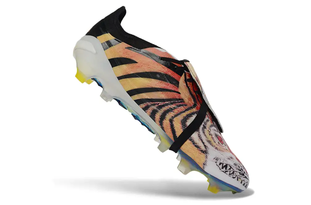 Side view of Adidas Predator 26 Elite FG soccer cleats with Y-3 design
