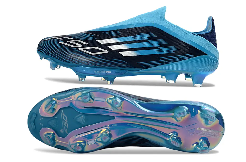 Adidas F50+ Elite FG Laceless Football Boot, highlighting advanced ankle support
