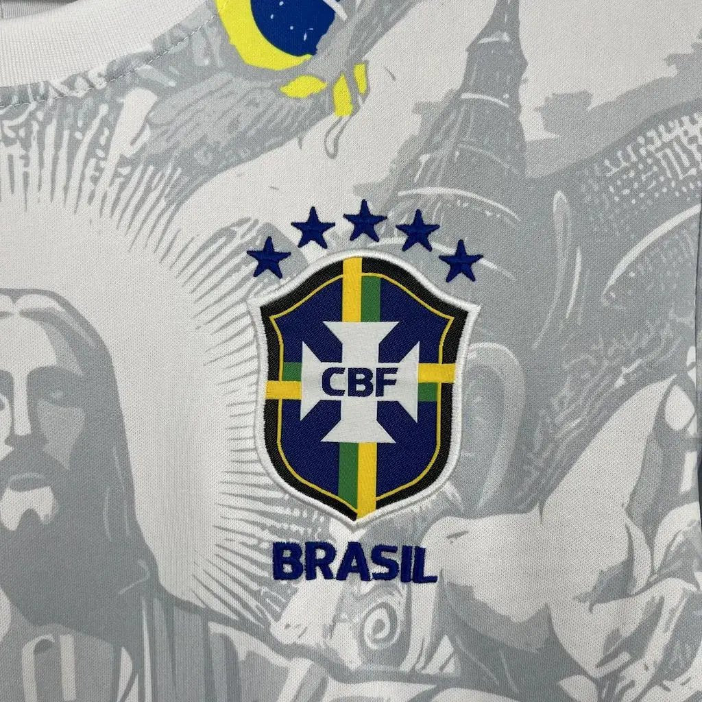 BOOTS SUPPLY Brazil Cristo White Kit - Jersey