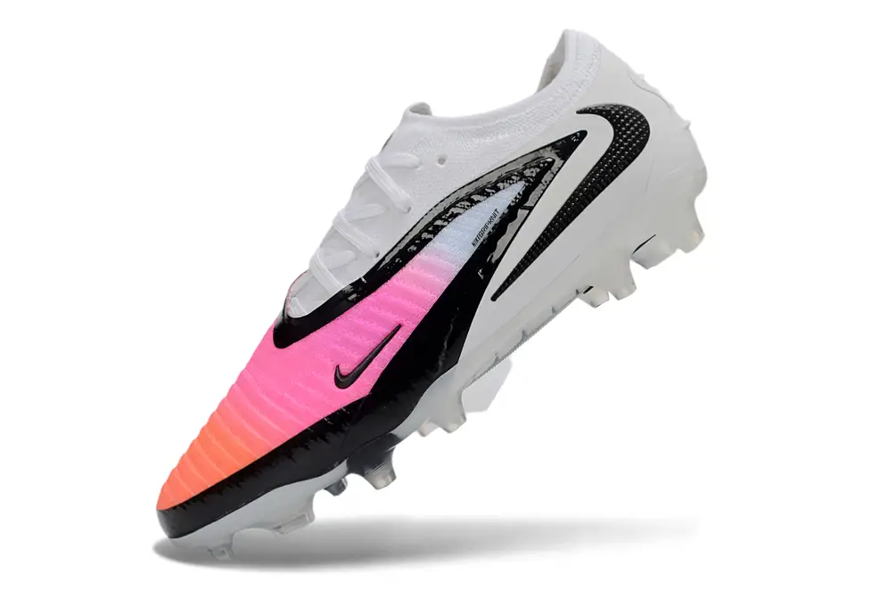 Close-up of Nike Phantom 6 Elite FG Soccer Cleats with Advanced Traction System