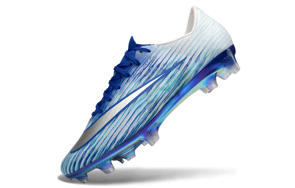 Close-up of Nike Air Zoom Mercurial Vapor XVII Elite FG soccer cleats, featuring Zoom Air technology