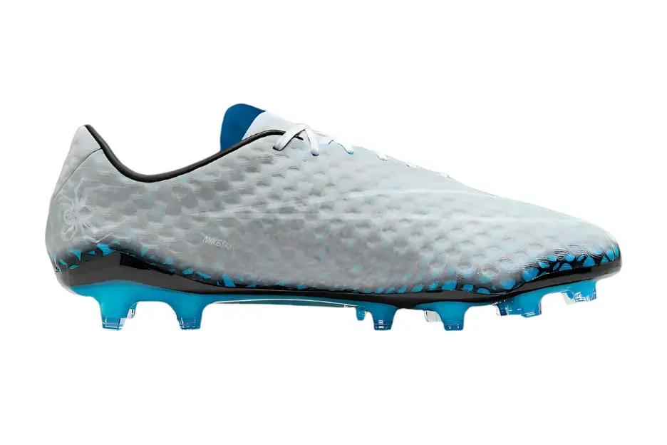 Close-up of Nike Hypervenom Phantom RGN Transform Hydra Elite FG football boots with dynamic color-shifting design – elite firm ground soccer cleats